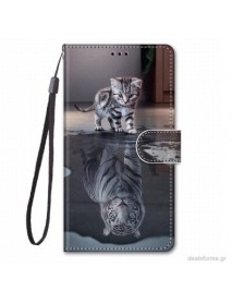 Θήκη Samsung Galaxy S8 Flip Cover-Tiger