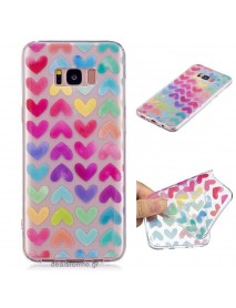 Θήκη Samsung S8 - Colorful Hearts