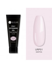 Polyextension Gel Ur Sugar UV/LED 15ml- Soft Pink