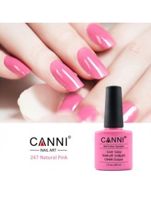 Ημιμόνιμο Βερνίκι Canni #247 Natural Pink-7.3ml