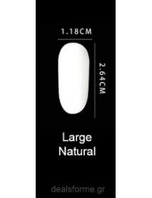 Δειγματολόγιο βερνικιών -Natural (Large nails)