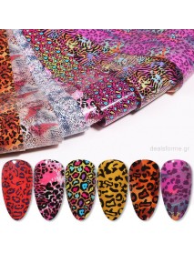 Σετ Leopard Foils Colorful- #2