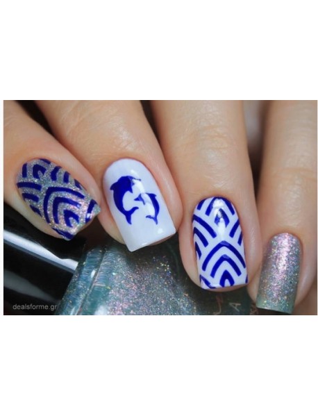 Nail Stencils -Dolphins