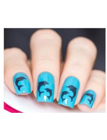 Nail Stencils -Dolphins