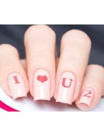 Nail Stencils - Letters