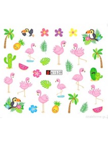 Water stickers Flamingo Love-#10