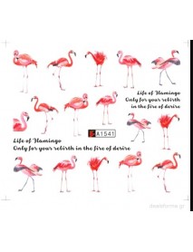 Water stickers Flamingo Love-#11