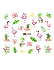 Water stickers Flamingo Love-#1