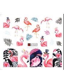 Water stickers Flamingo Love-#8
