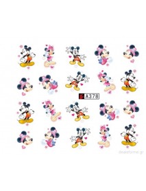 Water stickers Mickey and Minnie-#12