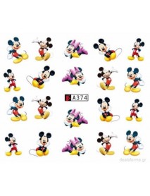 Water stickers Mickey and Minnie-#17