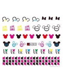 Water stickers Mickey and Minnie-#22