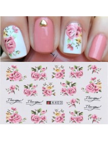 Water stickers Roses 
