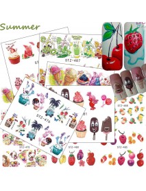 Spring-Summer water stickers