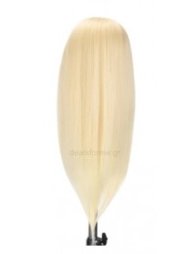 Εκπαιδευτική Κούκλα 60% Φυσική τρίχα (Blonde)-65cm